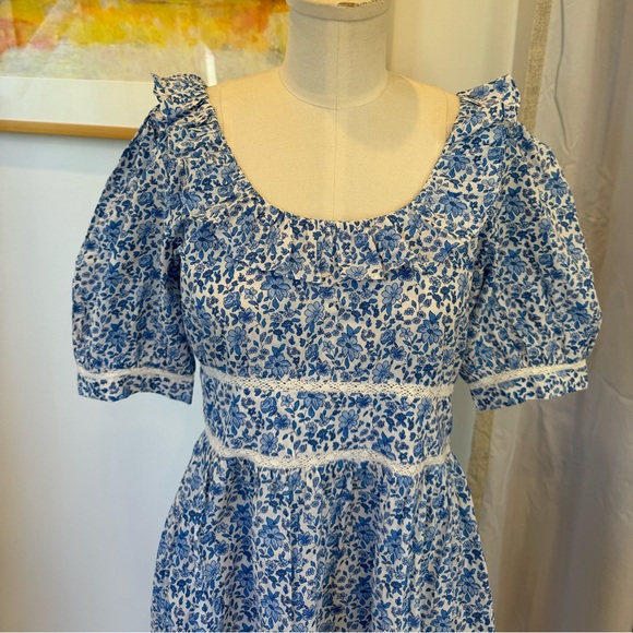 Pink City Prints Annie Mini Dress - Sky Rose - Picture 4 of 13